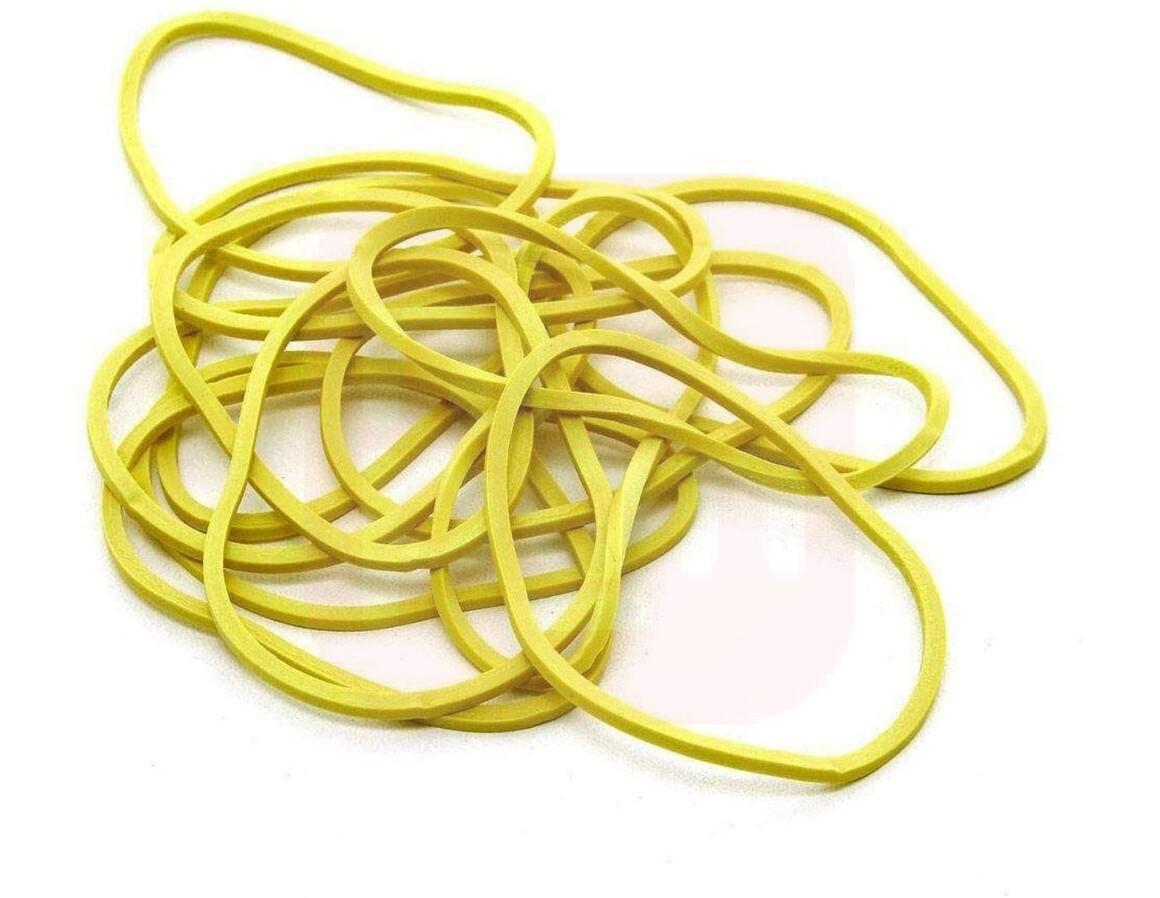 El&aacute;stico Borracha Natural Mercur Super Amarelo N&ordm; 18 55 Unidades