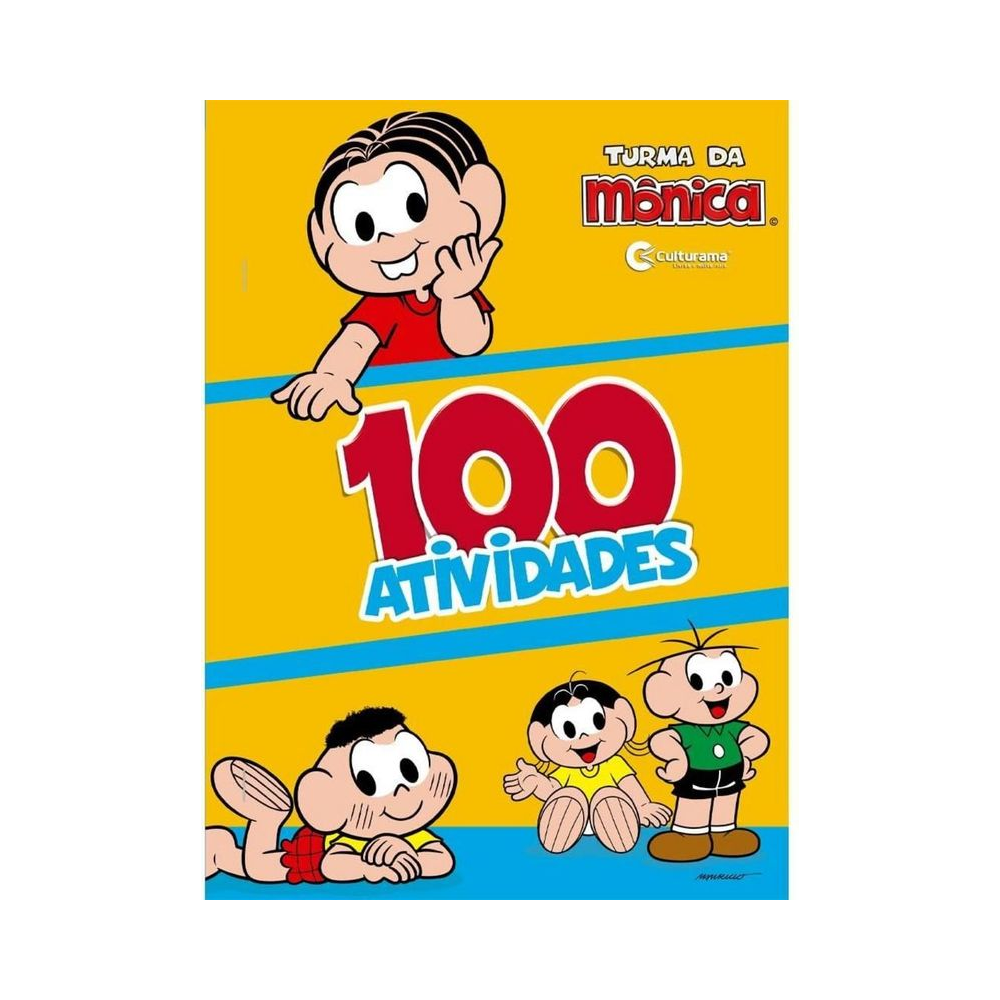 Livro Infantil Colorir 100 Atividades Turma da M&ocirc;nica - Culturama