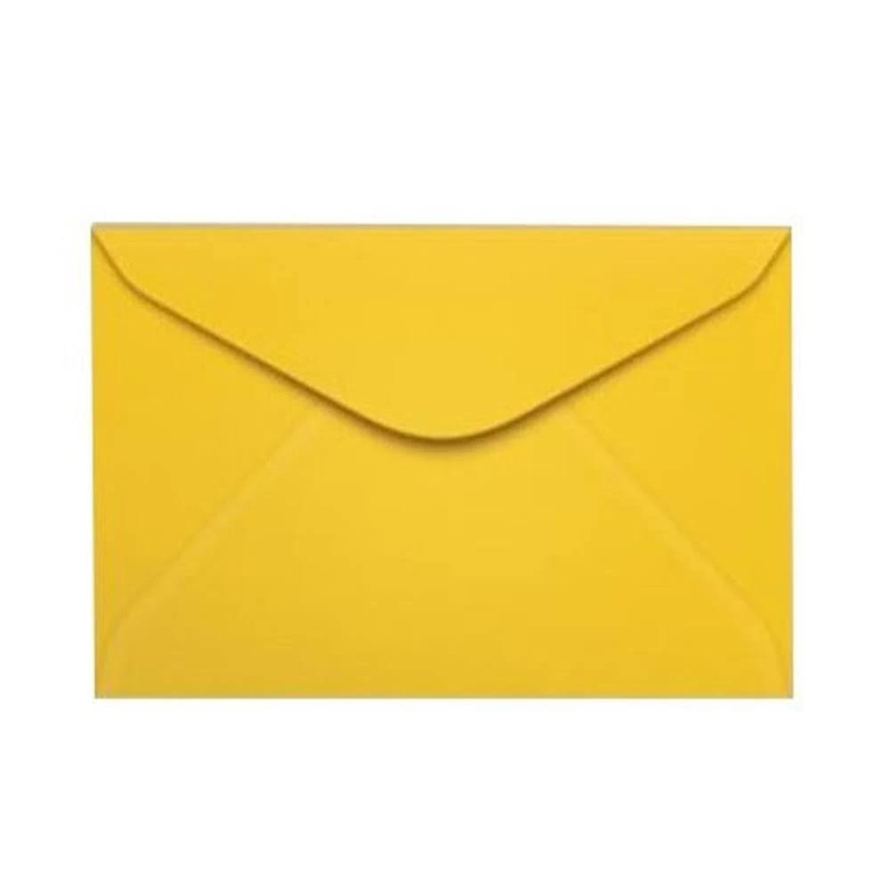 Envelope MoDello Visita Foroni Amarelo 72mm x 108mm 80g/m&sup2; Unit&aacute;rio