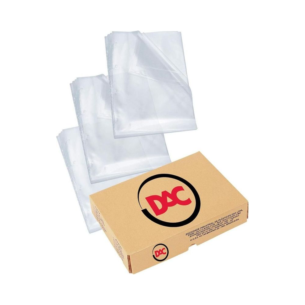 Envelope Polietileno Grosso 076FU DAC Transparente 400 unidades 24x33 cm