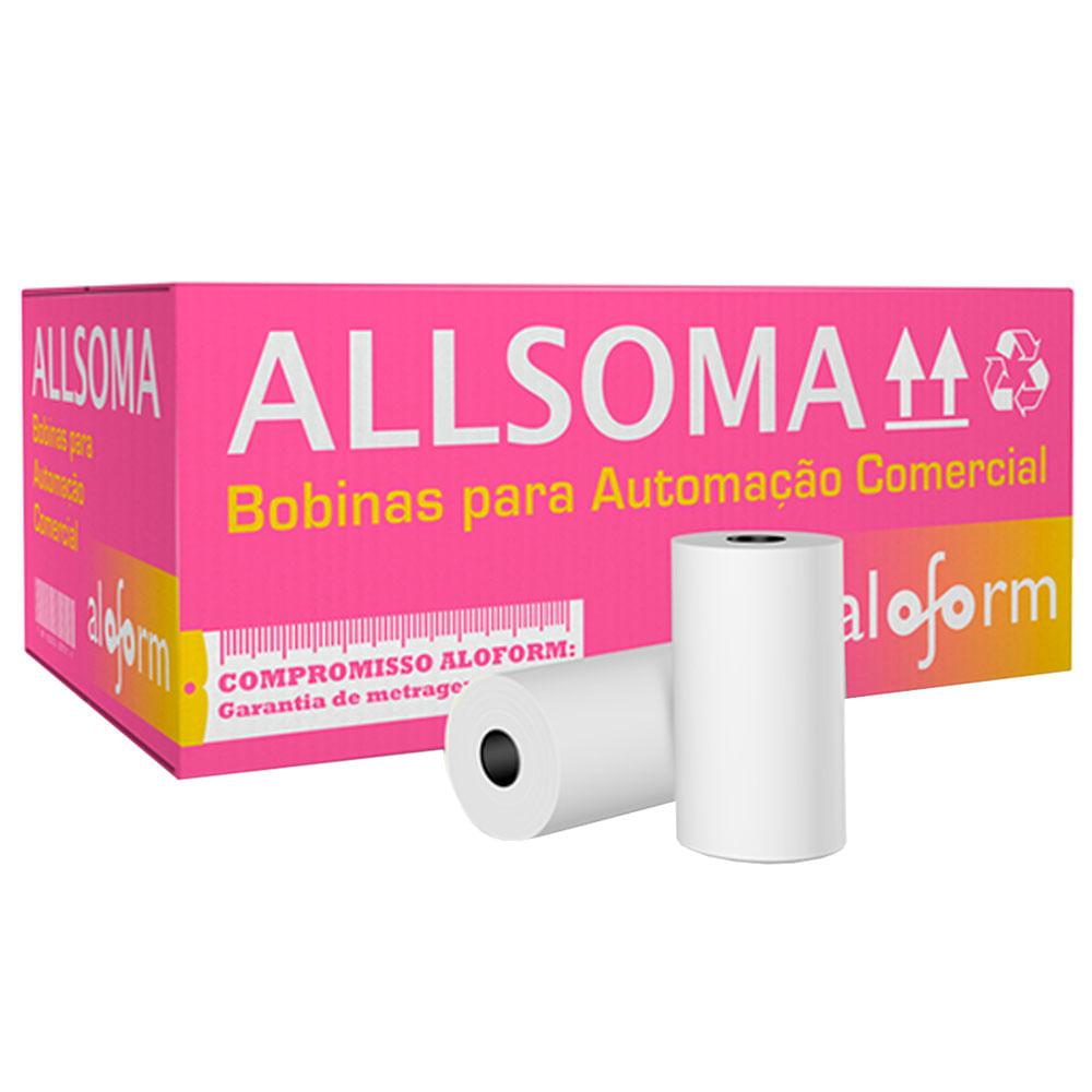 Bobina T&eacute;rmica 57x22 1 via Aloform Branca 30 unidades