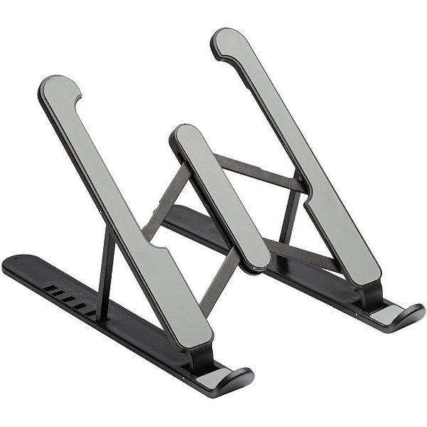 Suporte para Notebook Regul&aacute;vel 6 n&iacute;veis Santana Centro Cinza Unit&aacute;rio