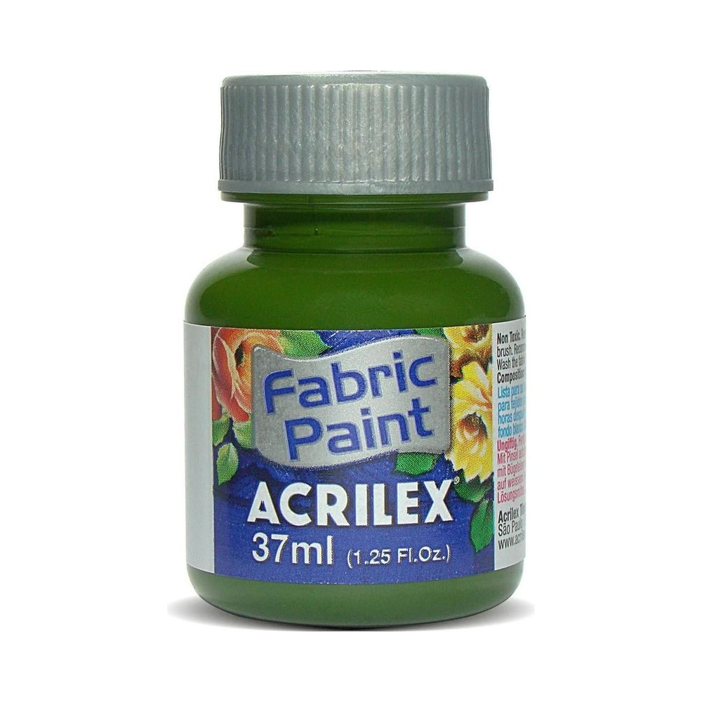 Tinta para Tecido 37ml Acrilex Fosca Verde Oliva
