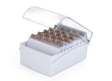 Fich&aacute;rio para Fichas Padronizadas 5x8 Maxcril Branco