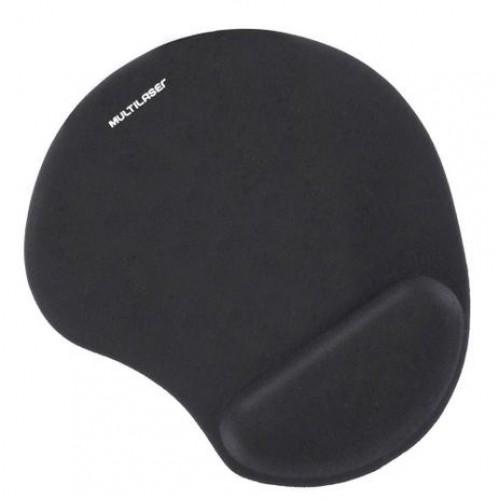 Mouse Pad Gel Grande AC024 Multilaser Ergon&ocirc;mico Preto