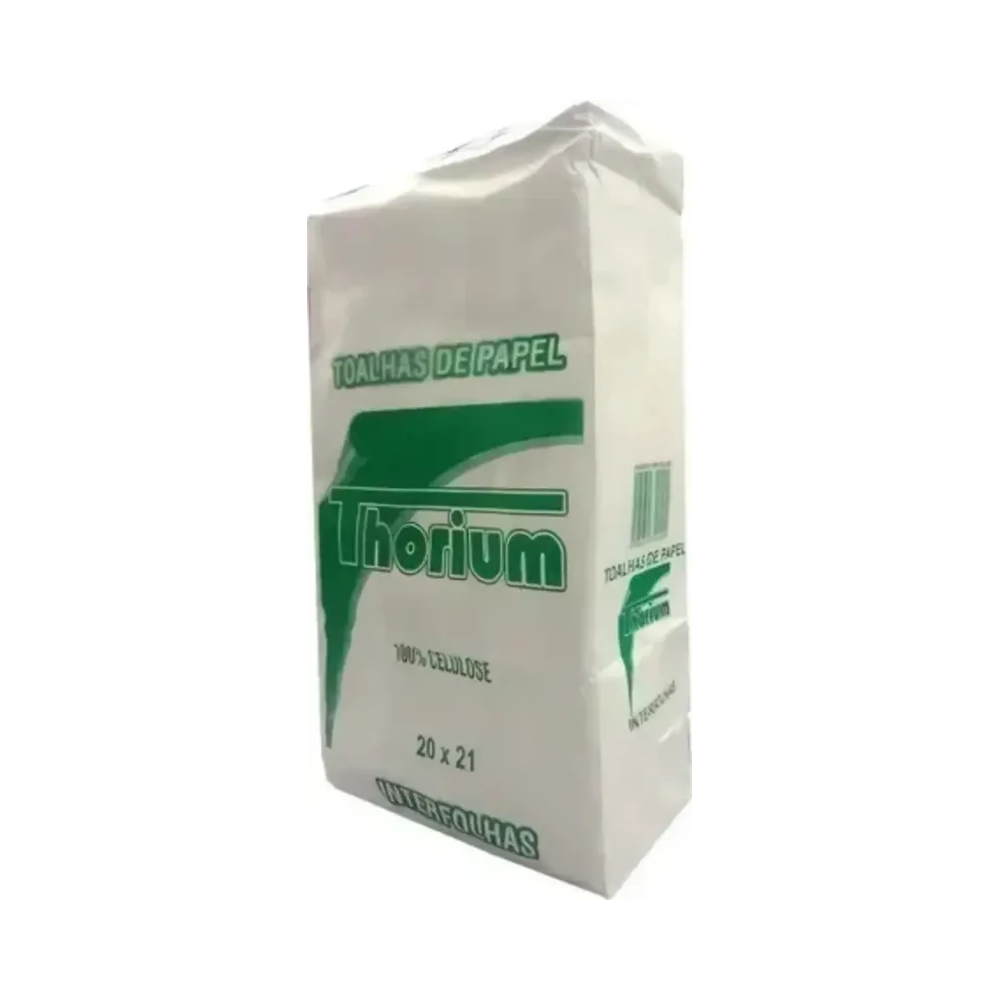 Toalha de Papel Interfolhas 100% Celulose 20x21 Thorium