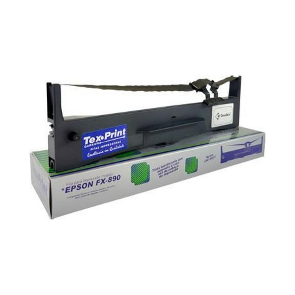 Cartucho de Fita Compat&iacute;vel Tex Print 13mm x 14m Epson FX-890 LQ-590