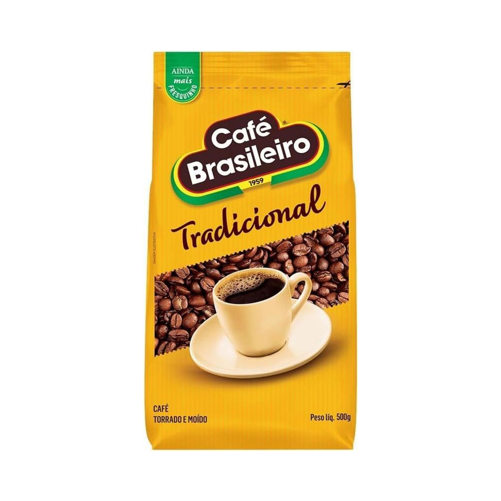 Caf&eacute; Torrado e Mo&iacute;do Tradicional Brasileiro 500g