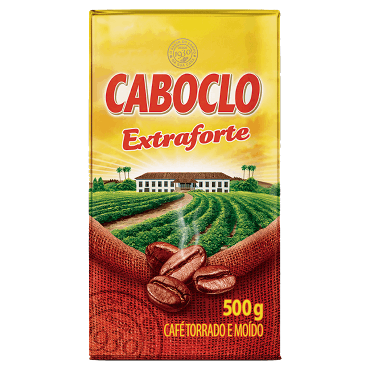 Caf&eacute; Torrado e Mo&iacute;do a V&aacute;cuo Extraforte 500g Caboclo