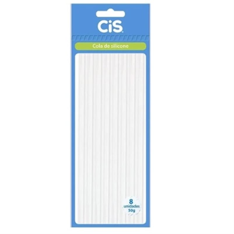 Cola de Silicone CIS em bast&atilde;o 8 unidades 50 grs