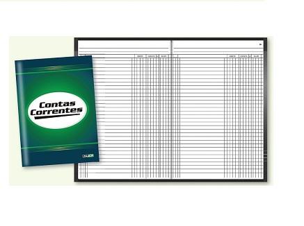 Caderno Contas Correntes S&atilde;o Domingos 50 folhas