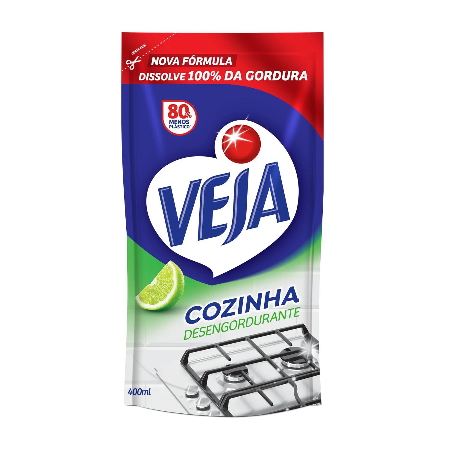 Limpador Desengordurante Veja Cozinha Refil 400ml