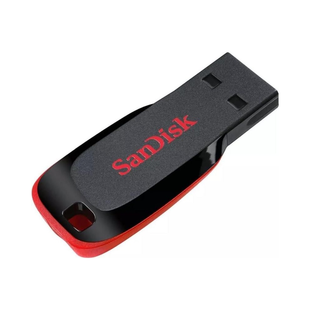 Pen Drive Cruzer Blade SDCZ50-016G-B35 Sandisk USB 2.0 16GB Preto/Branco