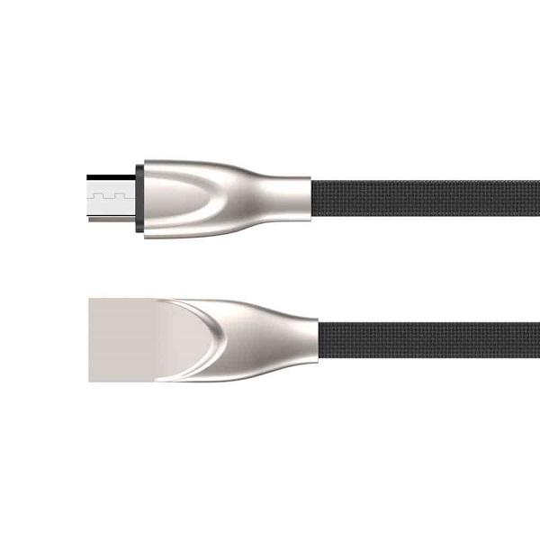 Cabo USB/Lightning 1m 2.4A Fast Charger Cinza C3Tech CB-L180GY