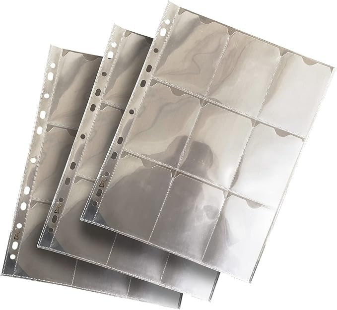 Envelope Pl&aacute;stico para Cards 9 Lugares 1992 DAC Polipropileno Multicor