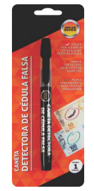 Caneta Detectorora de Notas Falsas Jocar Office
