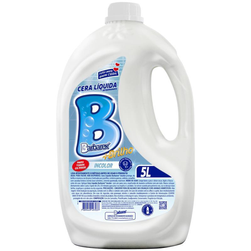 Cera L&iacute;quida Barbarex Incolor 5 litros