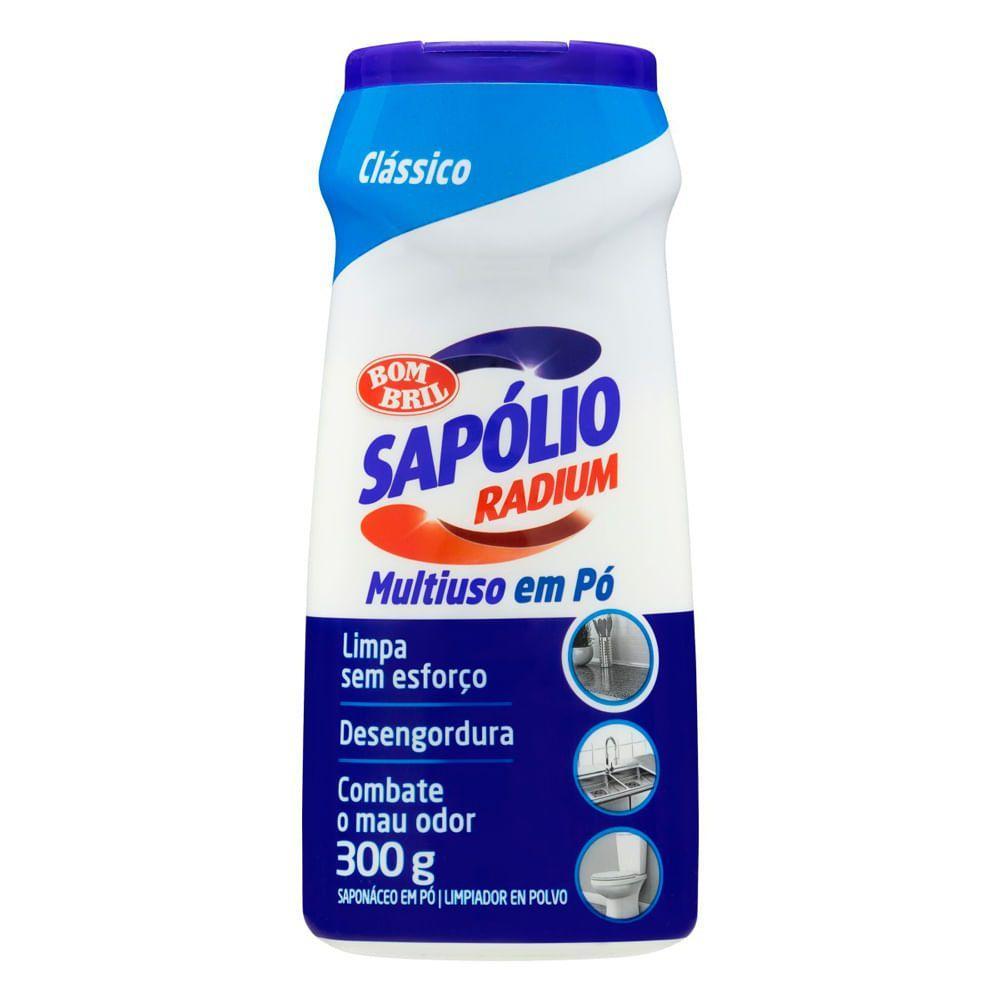 Sapon&aacute;ceo em P&oacute; Sap&oacute;lio Radium Cl&aacute;ssico 300g