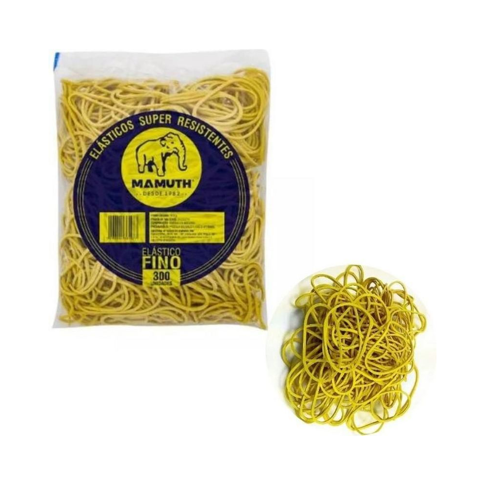 El&aacute;stico Fino Super Resistente Mamuth 300 unidades