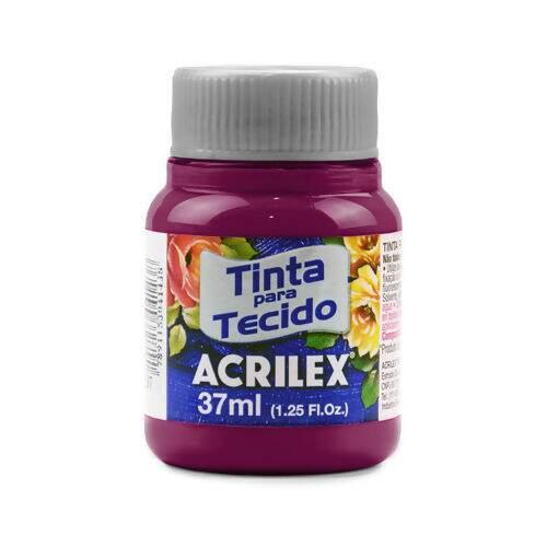 Tinta para Tecido  1 Unidade 37ml Acrilex Fuchsia
