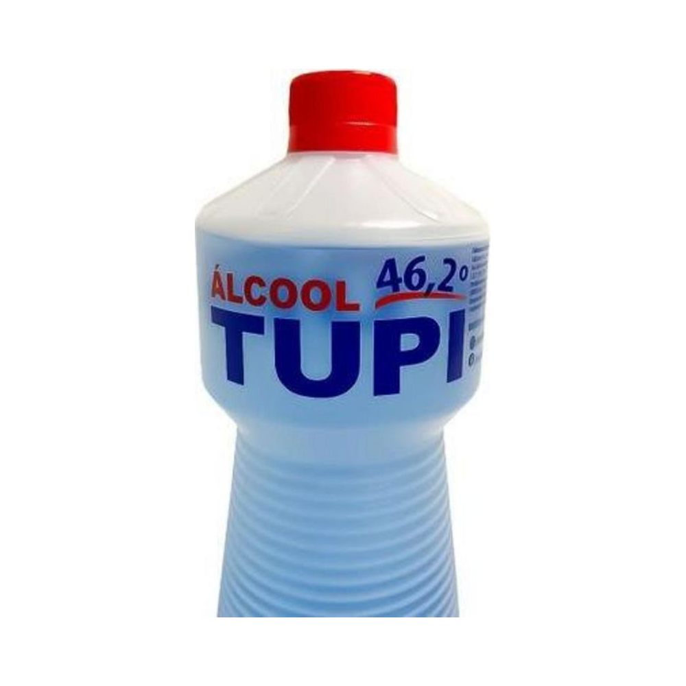 &Aacute;lcool Et&iacute;lico Hidratado 46.2&ordm; INPM Tupi Talco 1 litro Unit&aacute;rio