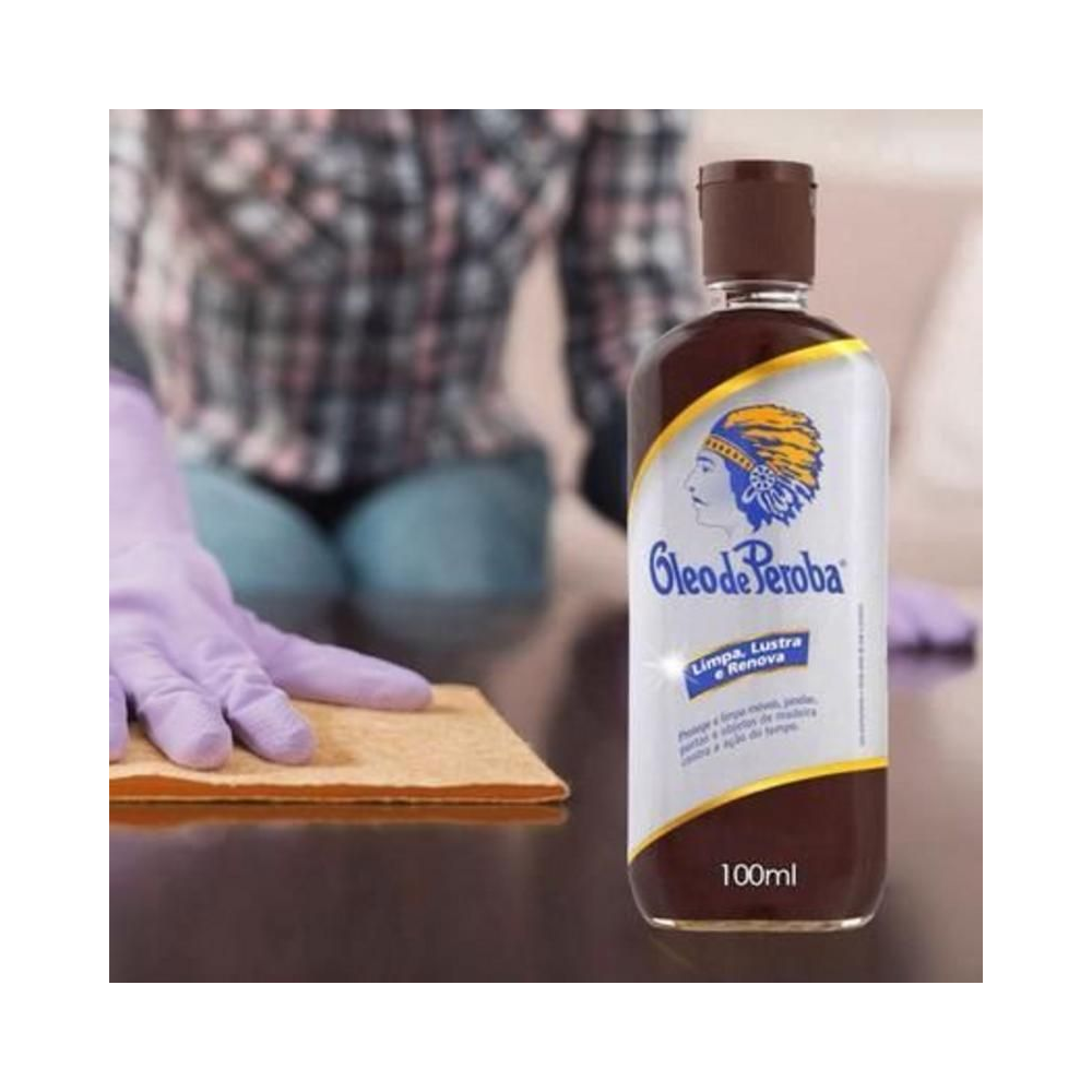 Lustra M&oacute;veis &Oacute;leo de Peroba 100ml
