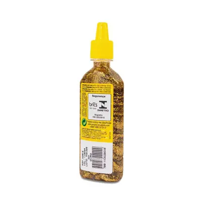 Cola Glitter Lav&aacute;vel Acrilex 35g Ouro