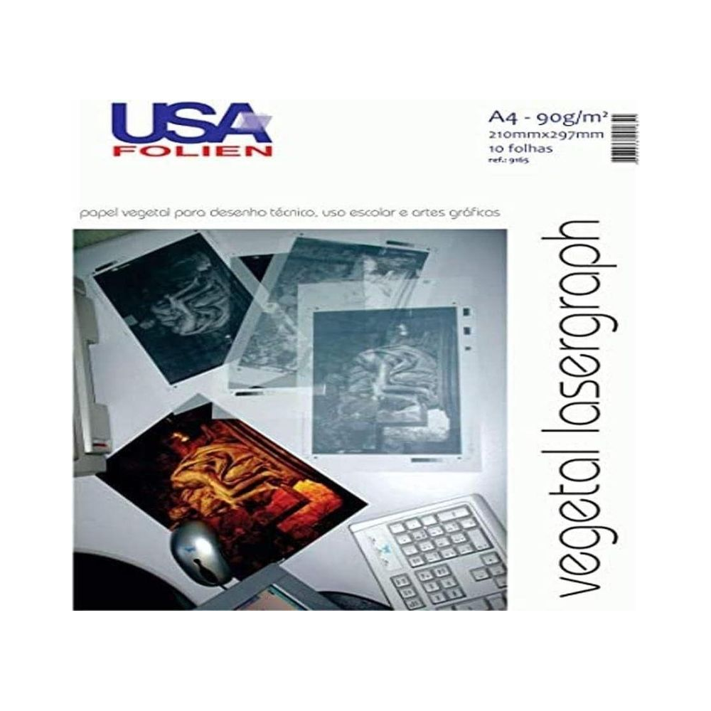 Papel Vegetal 90g Planeta Brinquedos A4 Transl&uacute;cido