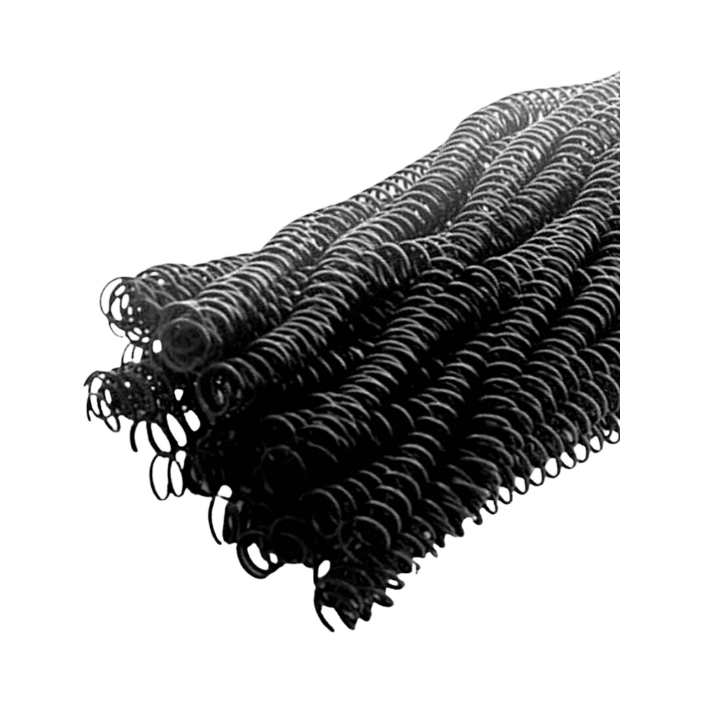 Espiral para Encaderna&ccedil;&atilde;o 14mm 85 folhas Mares Preta 100 unidades