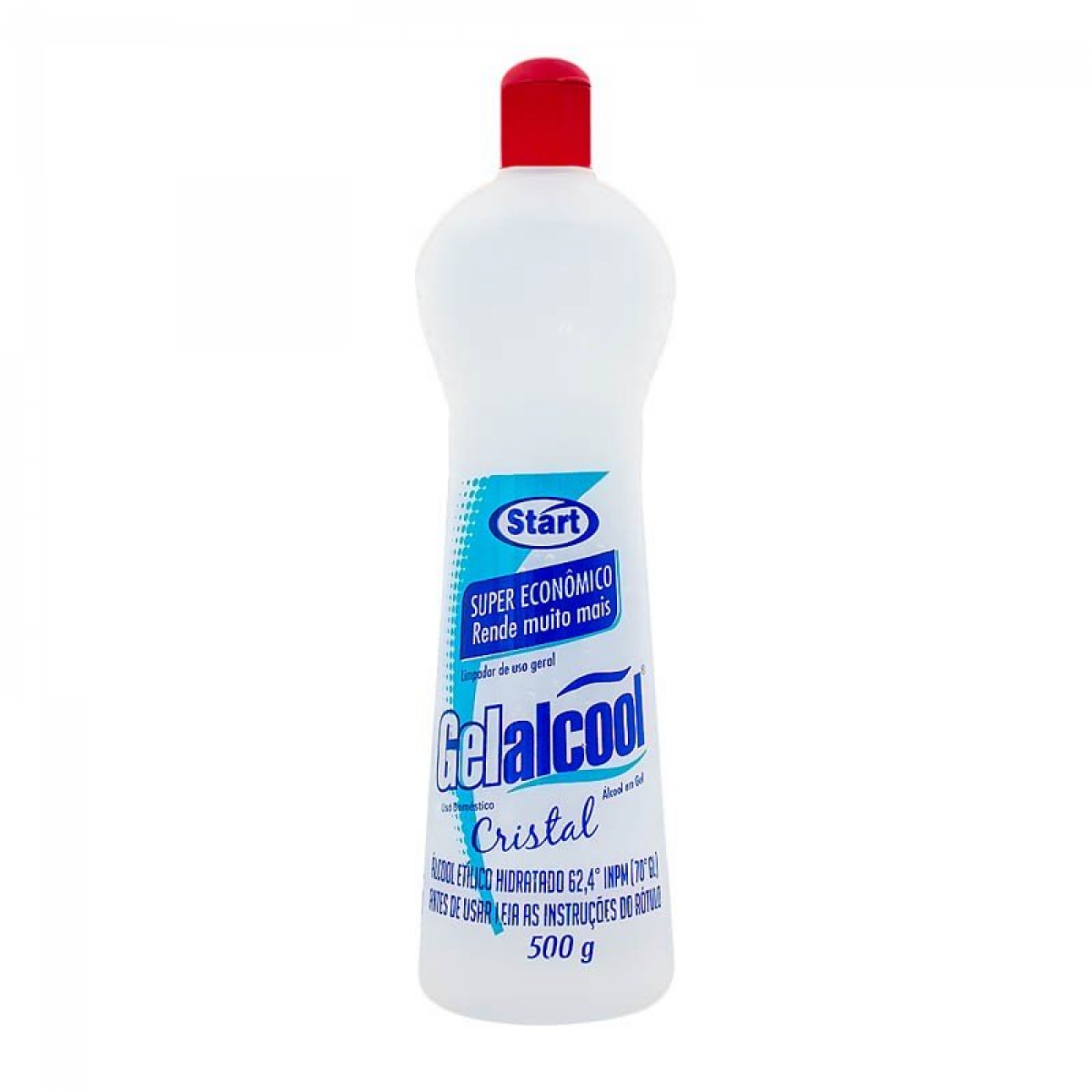 &Aacute;lcool em Gel Et&iacute;lico Hidratado 62.4&ordm; INPM Start Gelalcool 500g Unit&aacute;rio