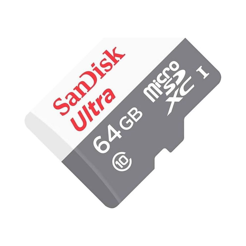 Cart&atilde;o de Mem&oacute;ria MicroSDXC com Adapatador SanDisk Ultra 64GB