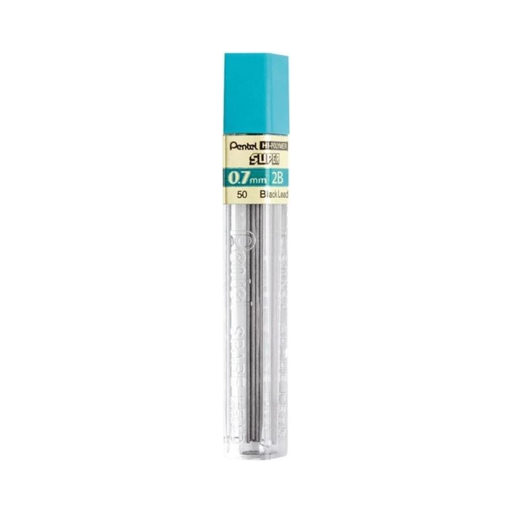 Grafite 0.7mm 2B Hi Polymer Super Pentel Preto