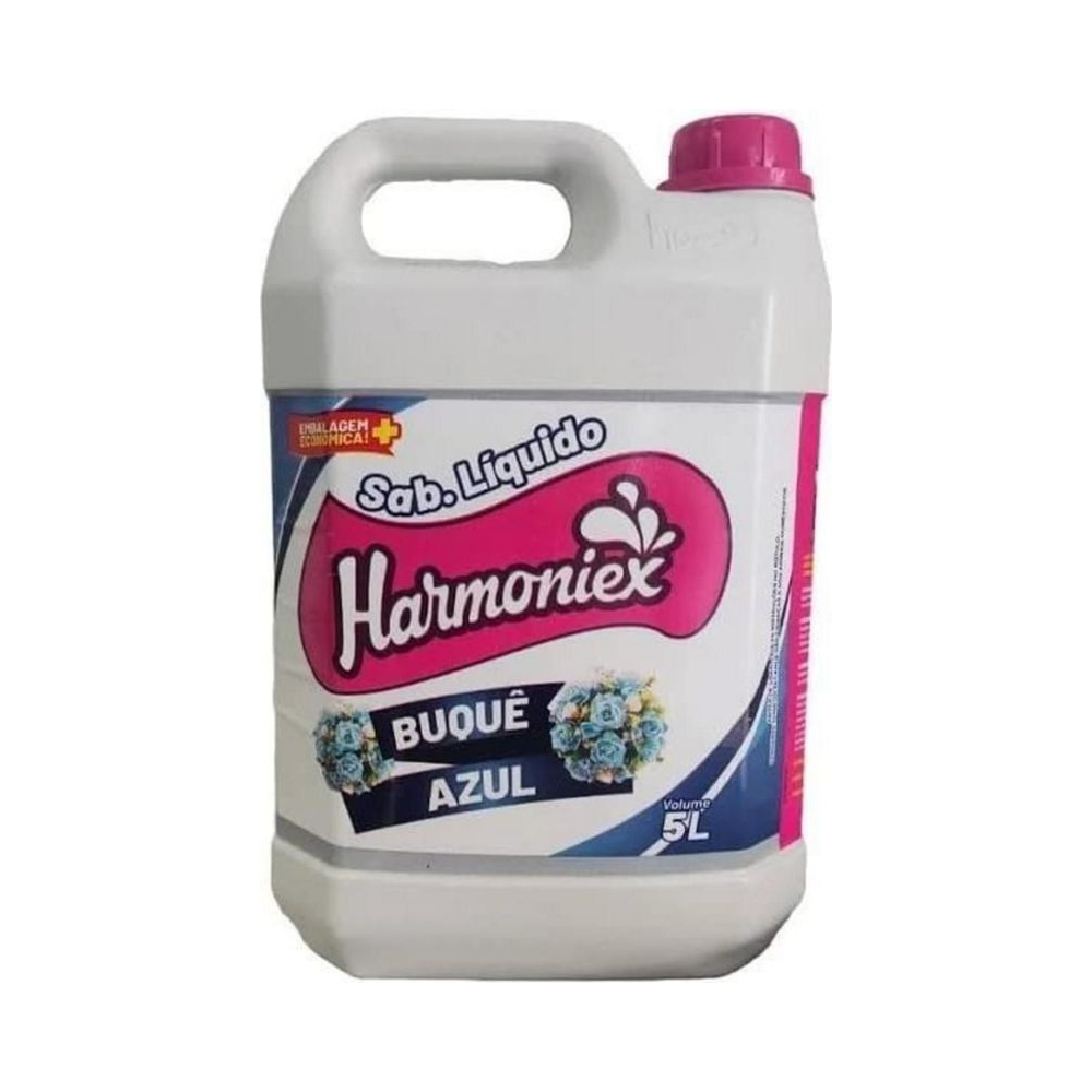 Sabonete L&iacute;quido Harmoniex Buqu&ecirc; Azul 5 litros