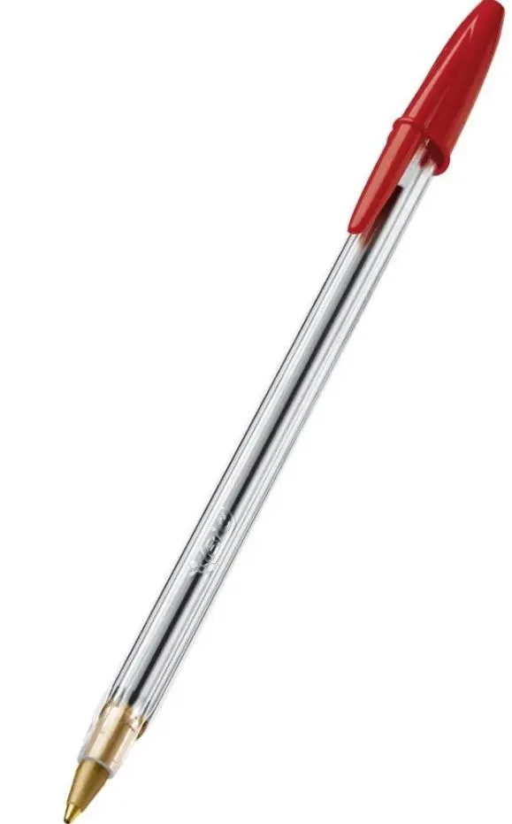 Caneta Esferogr&aacute;fica 1.0mm BIC Cristal Vermelha - Unit&aacute;rio