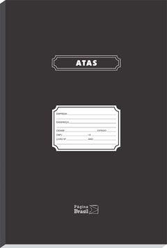 Livro Atas P&aacute;gina Brasil 100 folhas