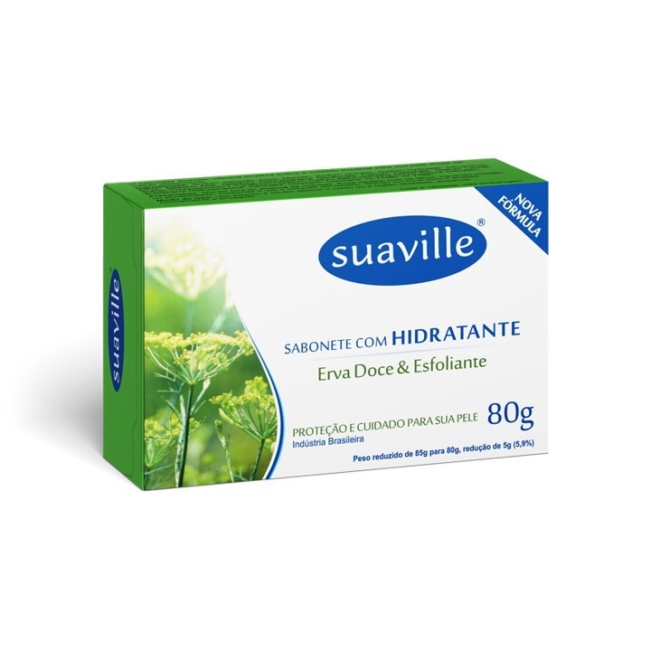 Sabonete em Barra Esfoliante 80g &ndash; Suavile