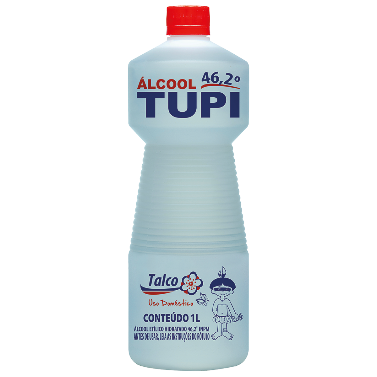 &Aacute;lcool Et&iacute;lico Hidratado 46.2&ordm; INPM Tupi Citronela 1 litro Unit&aacute;rio