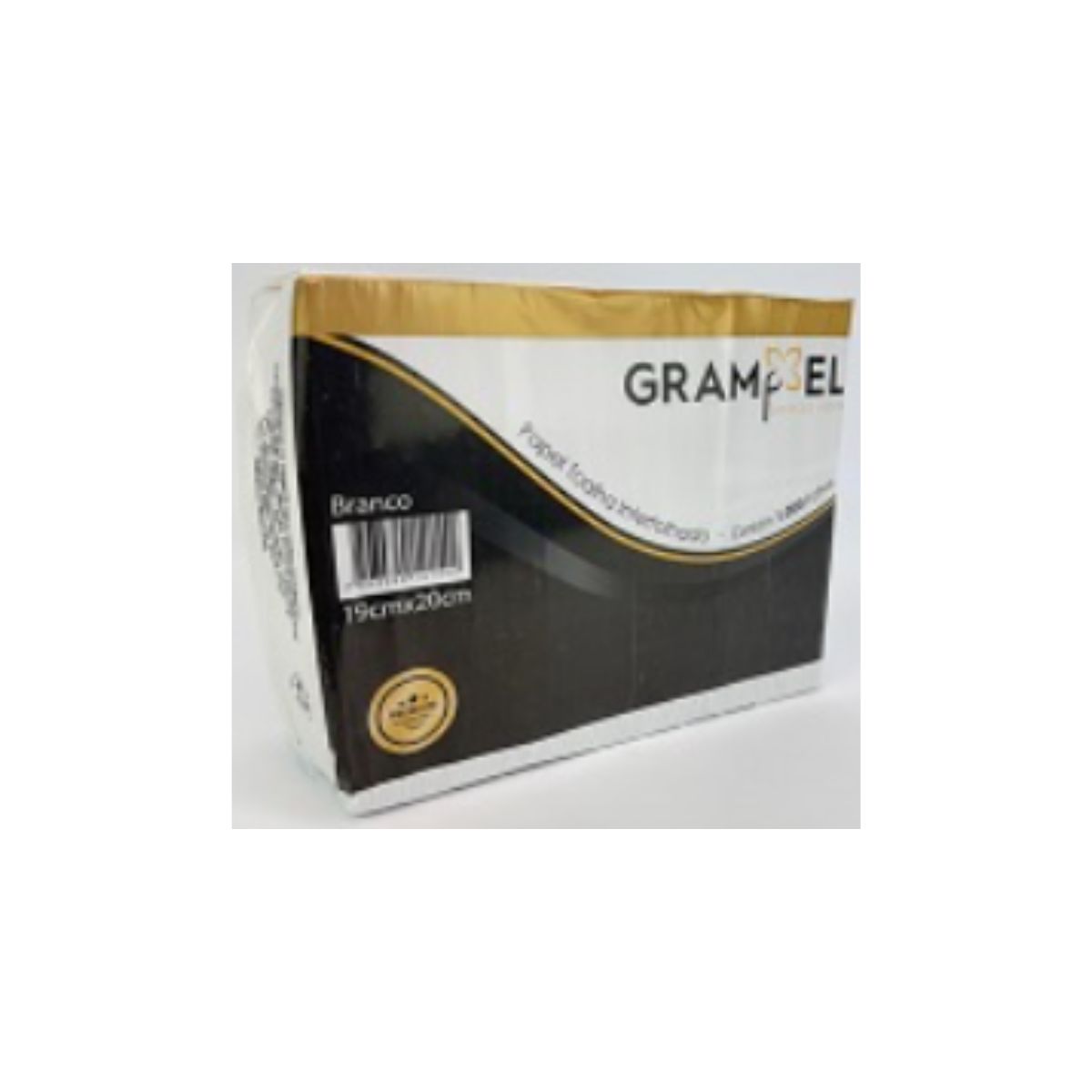 Papel Interfolha 2 Dobras 19x20 Branco 1000FL