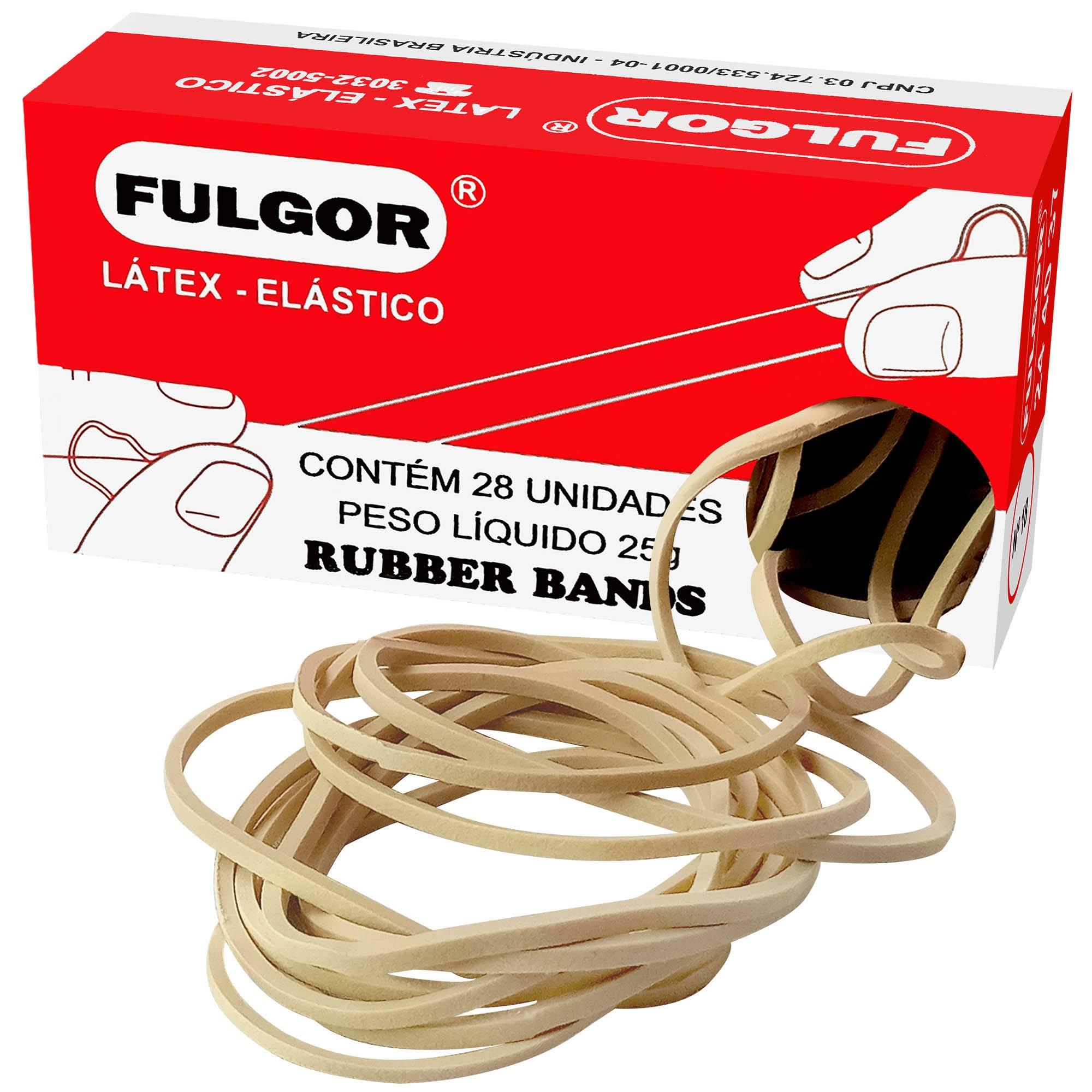 El&aacute;stico L&aacute;tex N&ordm; 18 Fulgor 28 unidades