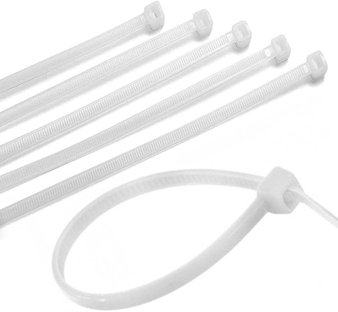 Abra&ccedil;adeira Nylon 4,8x200mm Force Line Branca