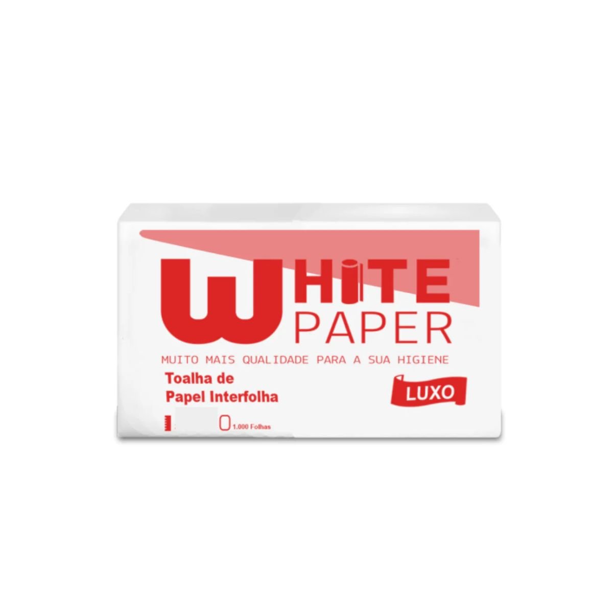 Papel Interfolha 2 Dobras 21x22 Luxo 1000FL White Paper