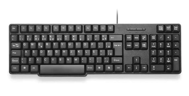 Teclado USB Multilaser Preto