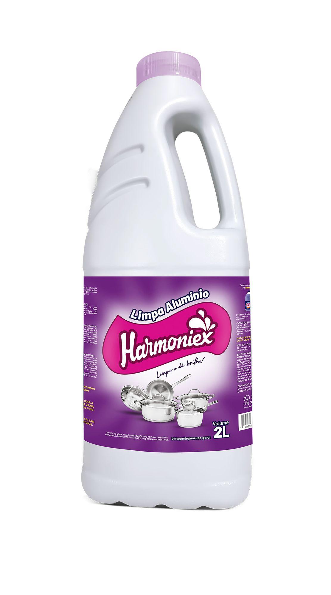 Detergente Polidor Limpa Alum&iacute;nio Harmoniex 2 litros