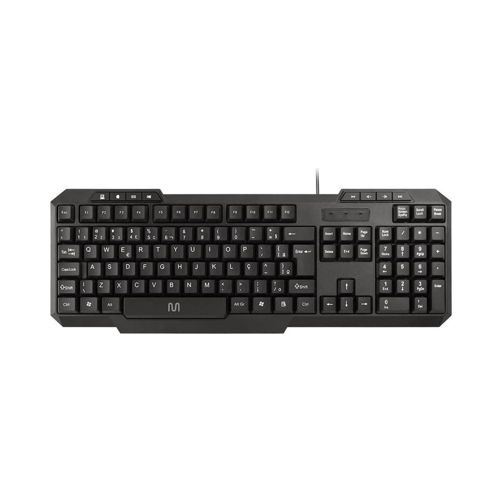 Teclado com Fio TC206 Multi Preto