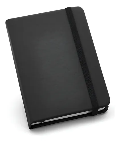 Bloco de Notas   80mm x 115mm DTAS Capa Dura com El&aacute;stico