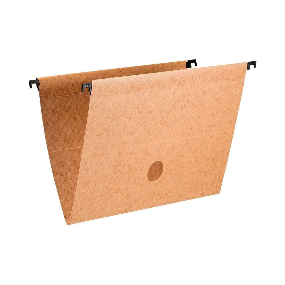 Pasta Suspensa Papel Marmorizado Haste Pl&aacute;stica Dello Kraft