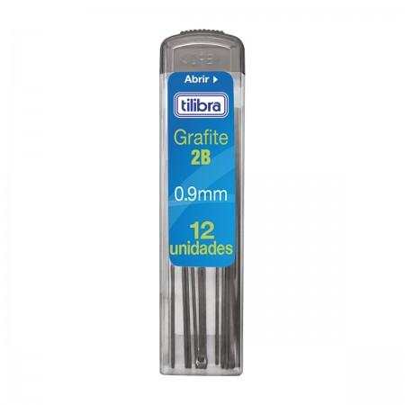 Grafite 0.9mm 2B Tilibra 12 minas Unit&aacute;rio
