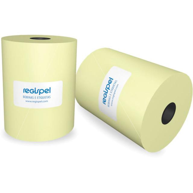 Bobina T&eacute;rmica Regispel Amarela 57x30 caixa com 30 Unidades